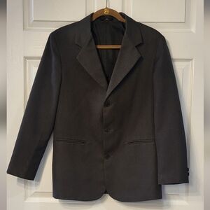 Mark Jason Brown Patterned Suit Jacket Size 18